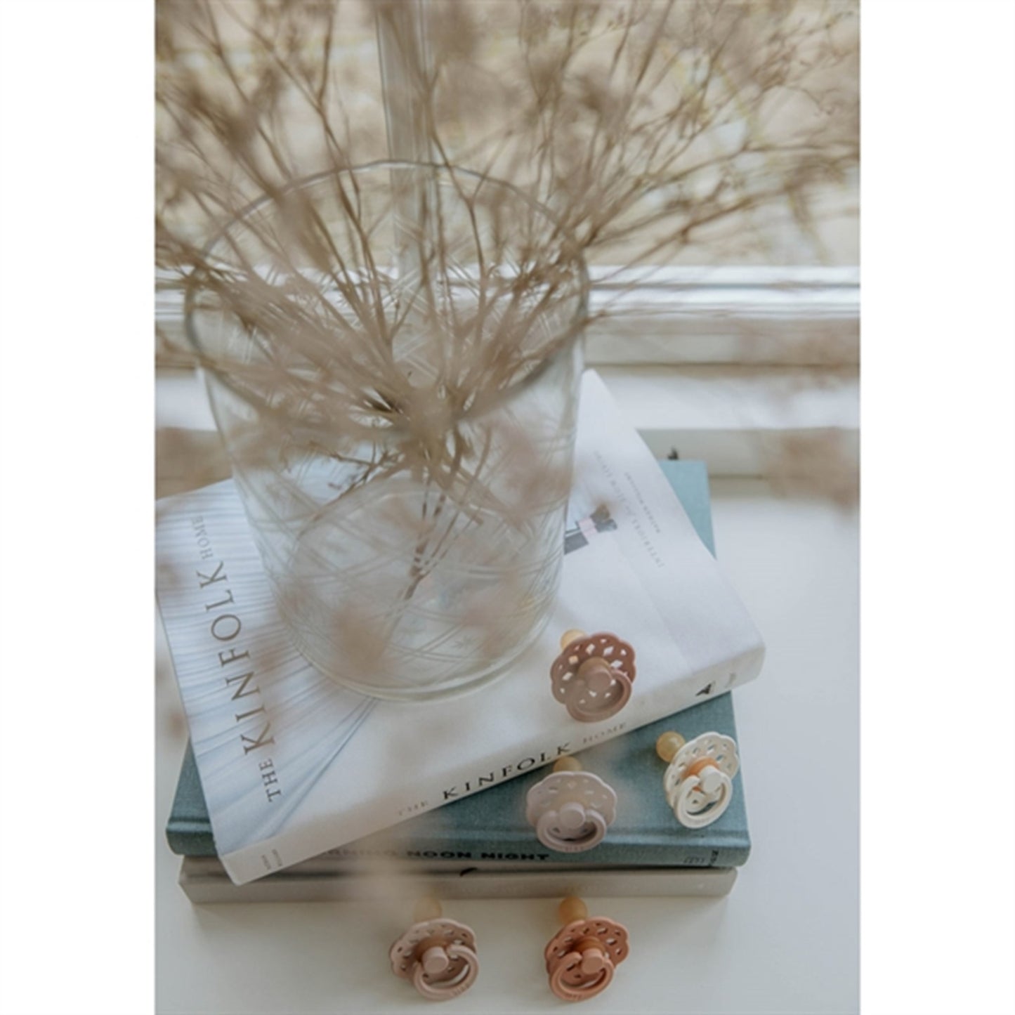 Bibs Boheme Latex Pacifier 2-pack Blossom/Dusky Lilac