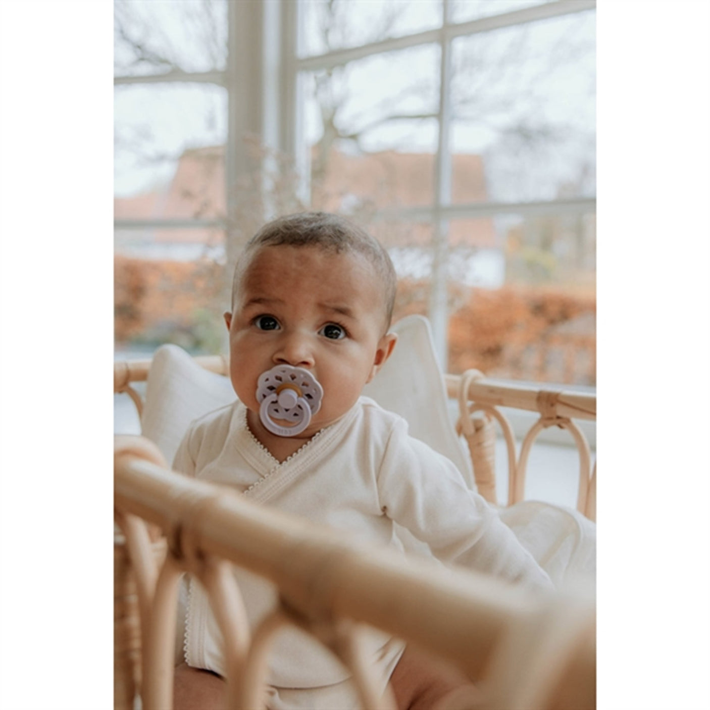 Bibs Boheme Latex Pacifier 2-pack Blossom/Dusky Lilac