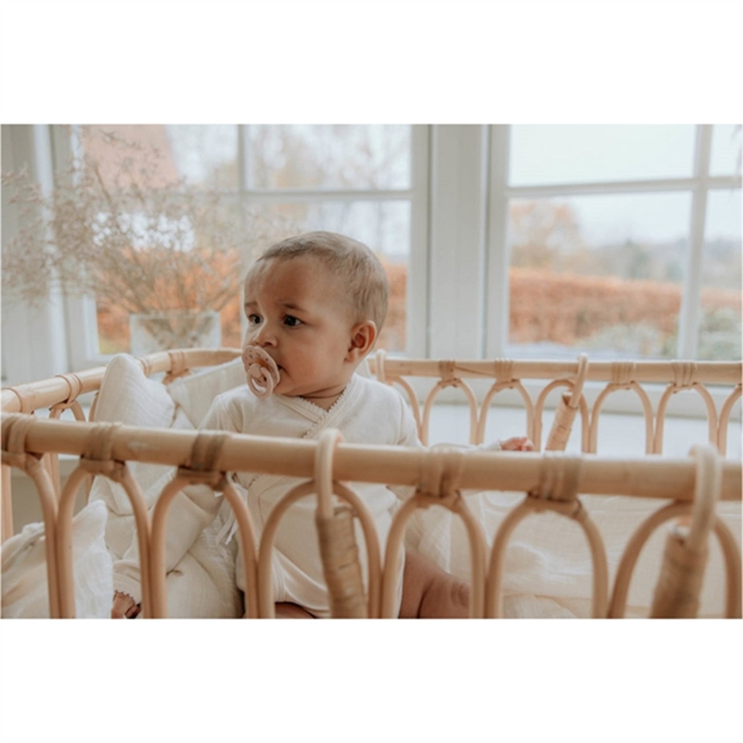 Bibs Boheme Latex Pacifier 2-pack Cloud/Blush