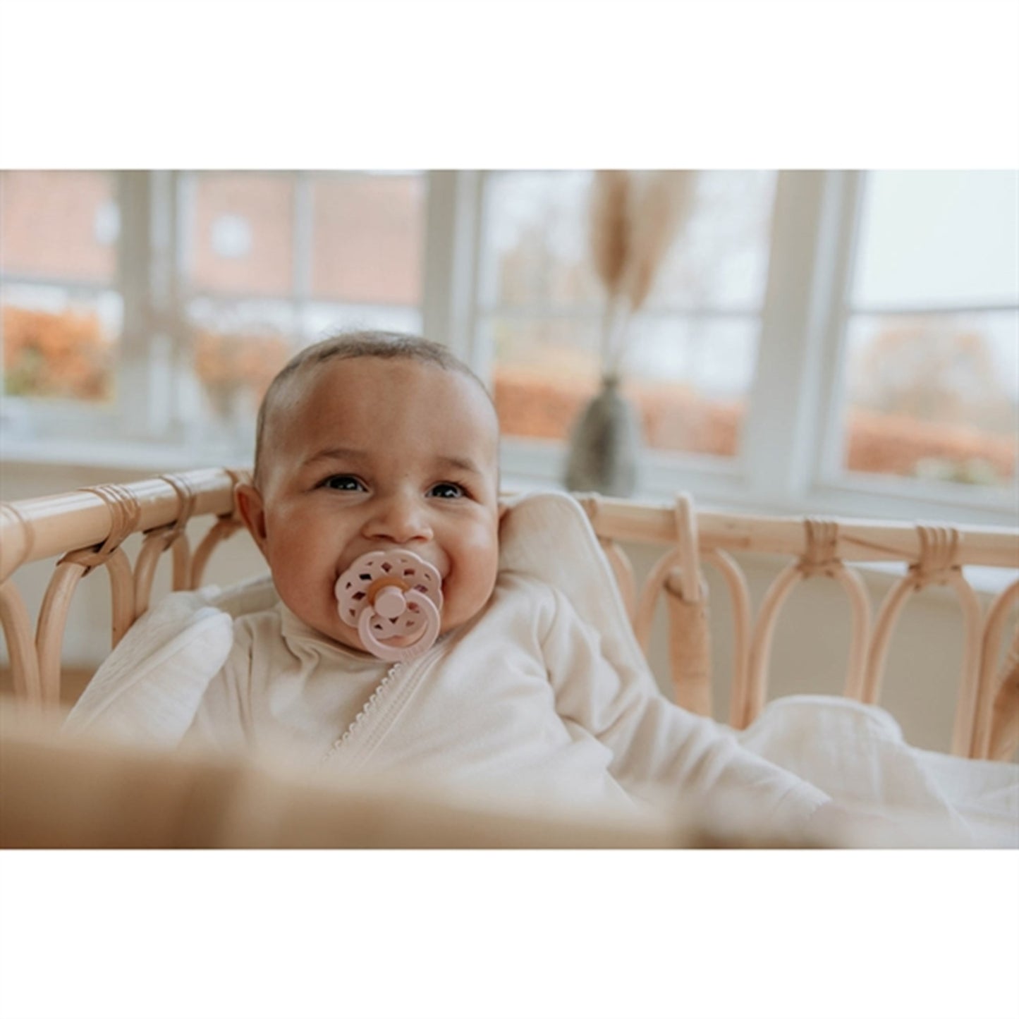 Bibs Boheme Latex Pacifier 2-pack Dark Oak/Blush