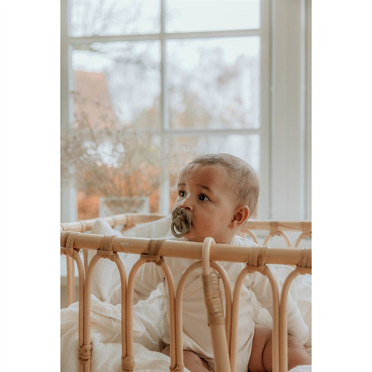 Bibs Boheme Latex Pacifier 2-pack Dark Oak/Blush