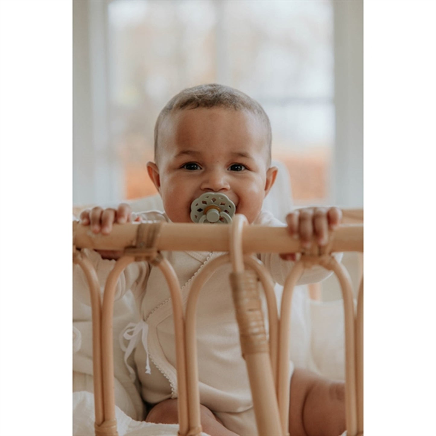 Bibs Boheme Latex Pacifier 2-pack Sage/Cloud