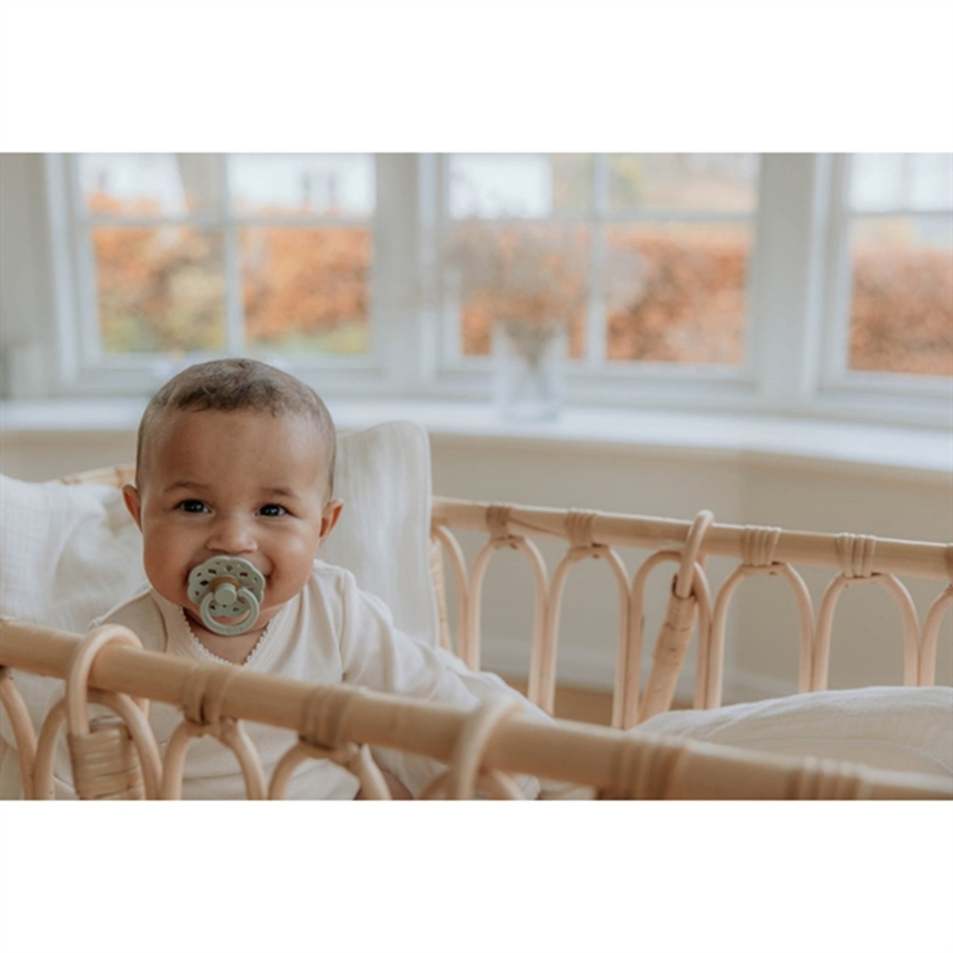 Bibs Boheme Latex Pacifier 2-pack Sage/Cloud