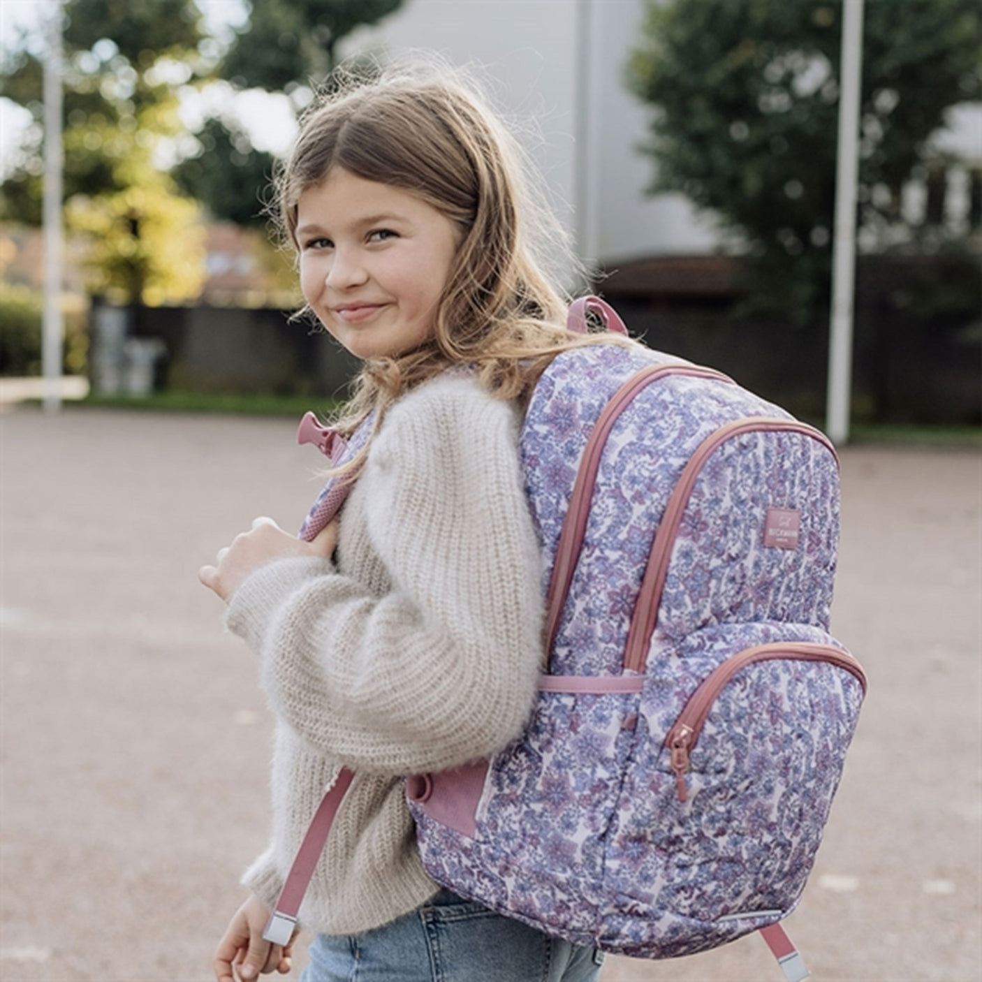 Beckmann Sport Junior Backpack Pink Quilt 2