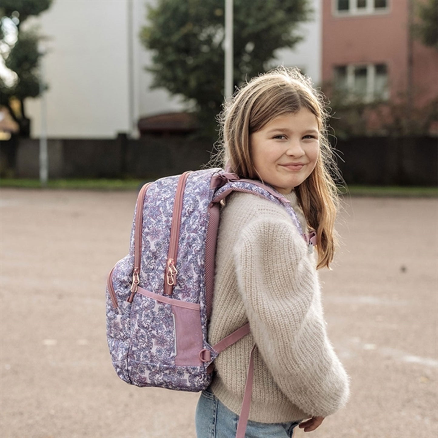 Beckmann Sport Junior Backpack Pink Quilt 5