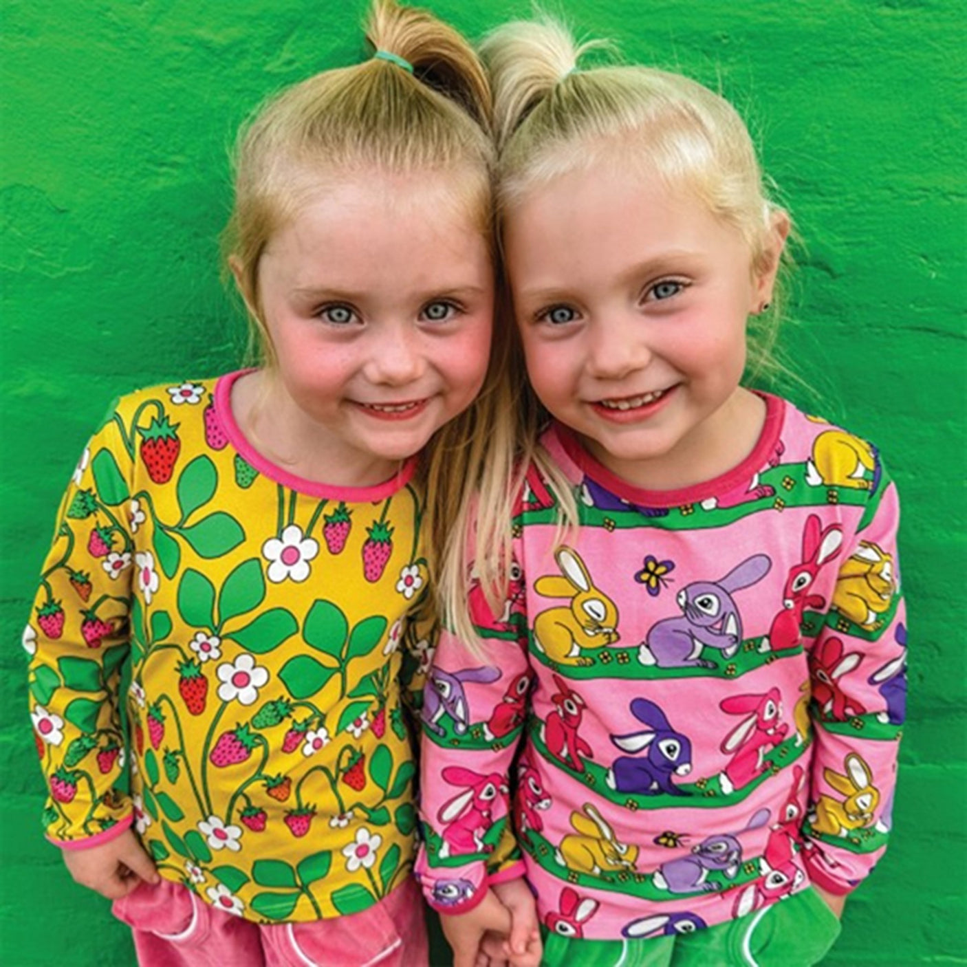 Småfolk Sea Pink Rabbit Shirt