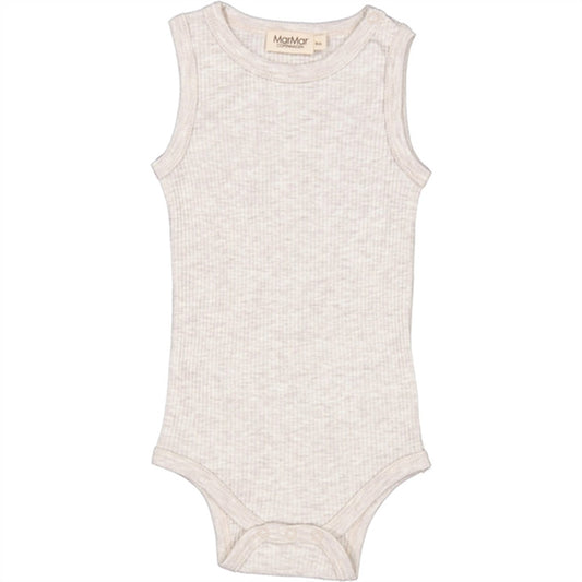 MarMar Modal Beige Melange Body Sleeveless
