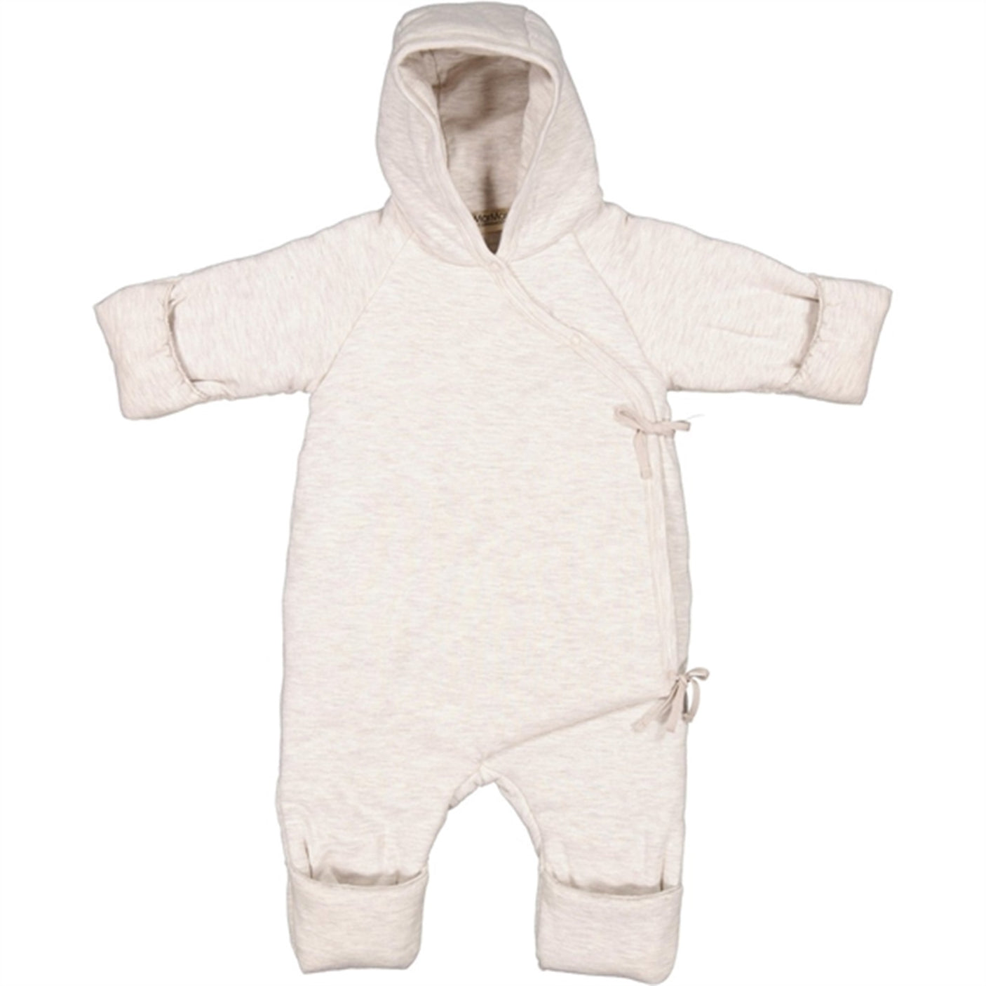 MarMar New Born Beige Melange Rex Romper