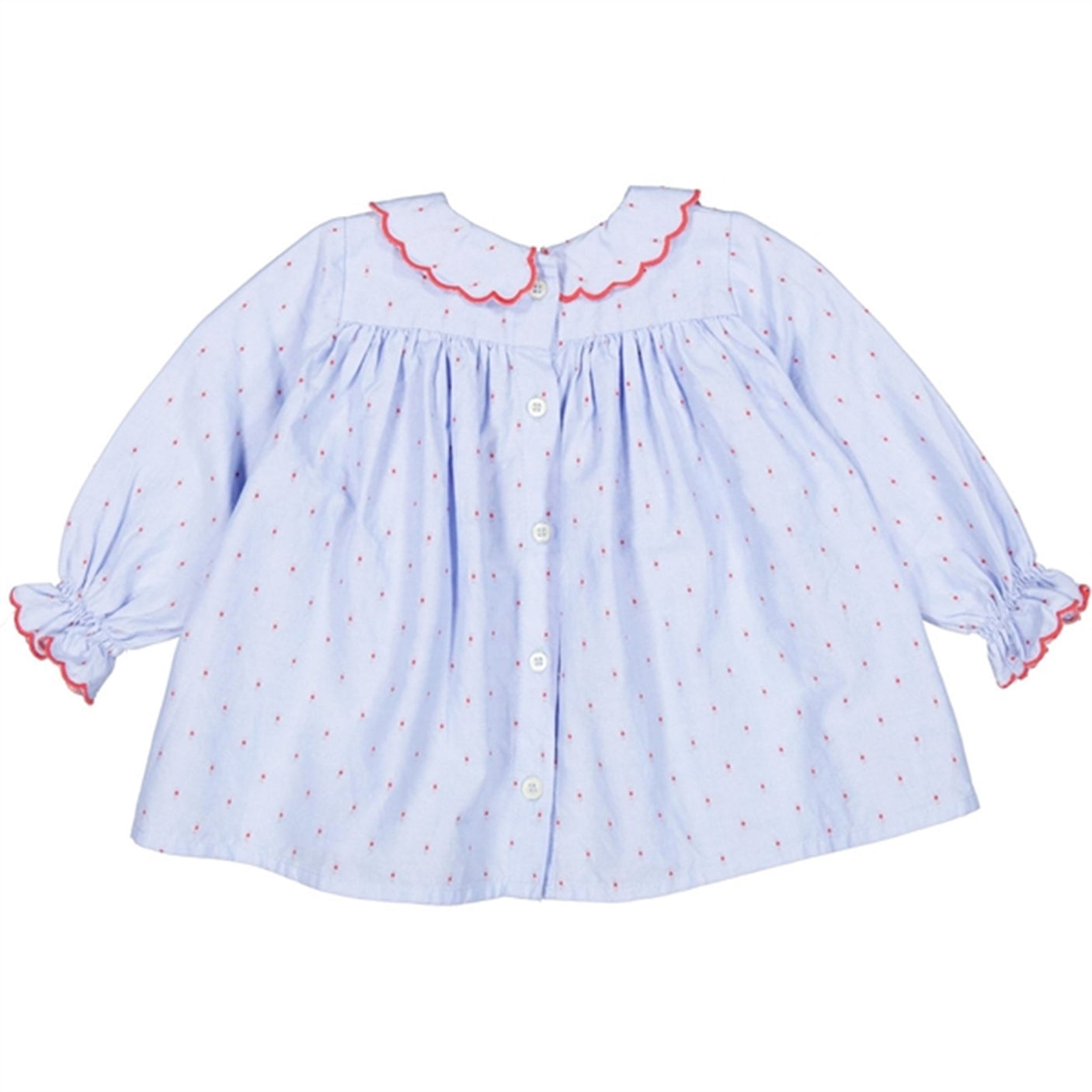 MarMar Red Currant Dot Tora Blouse