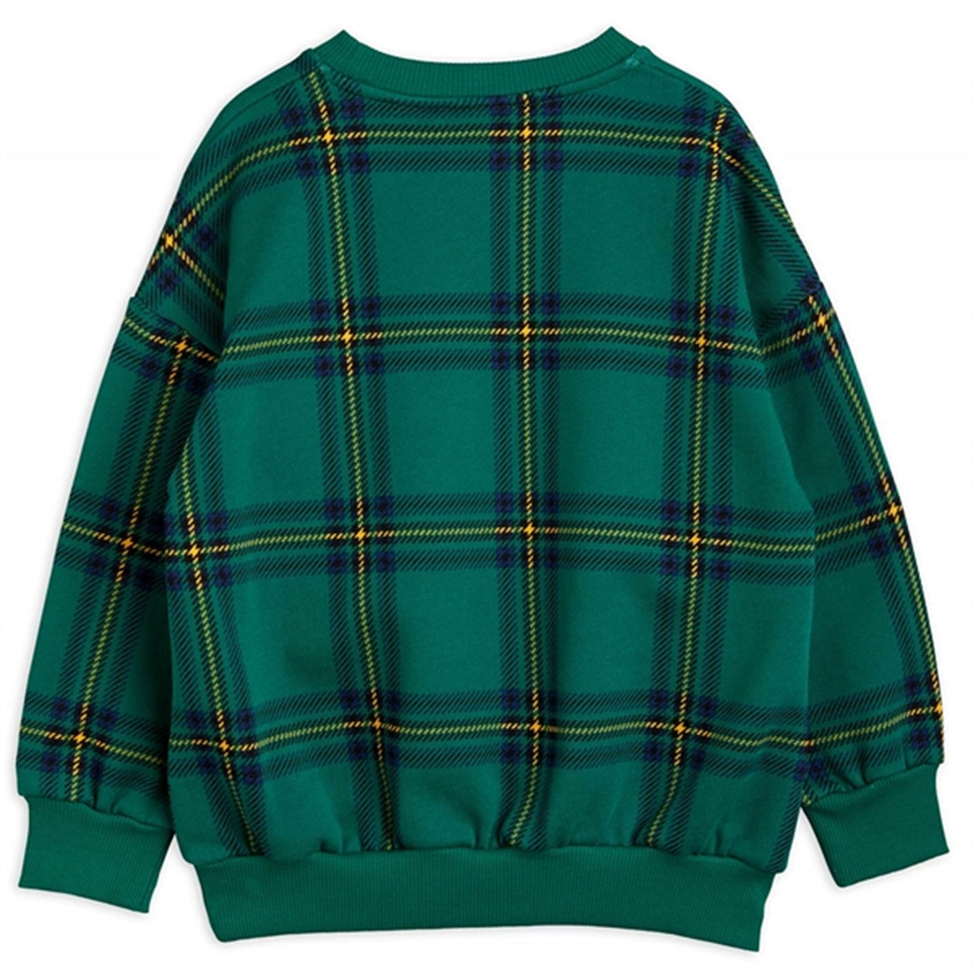 Mini Rodini Green Check Aop Sweatshirt
