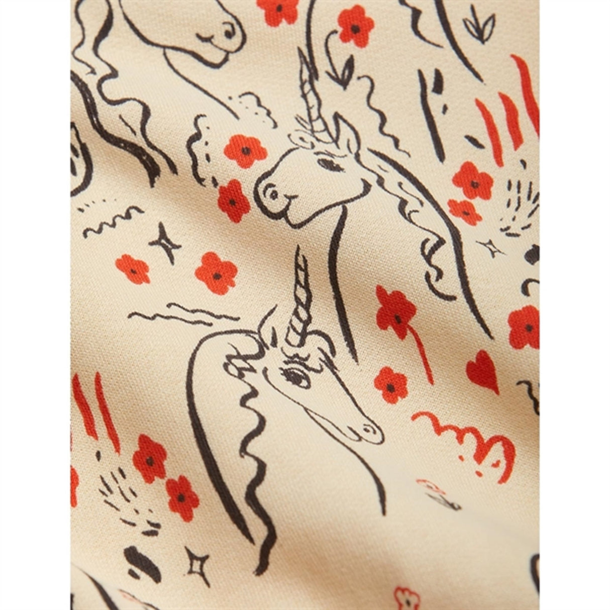 Mini Rodini Yellow Scottish Unicorns Aop Sweatshirt