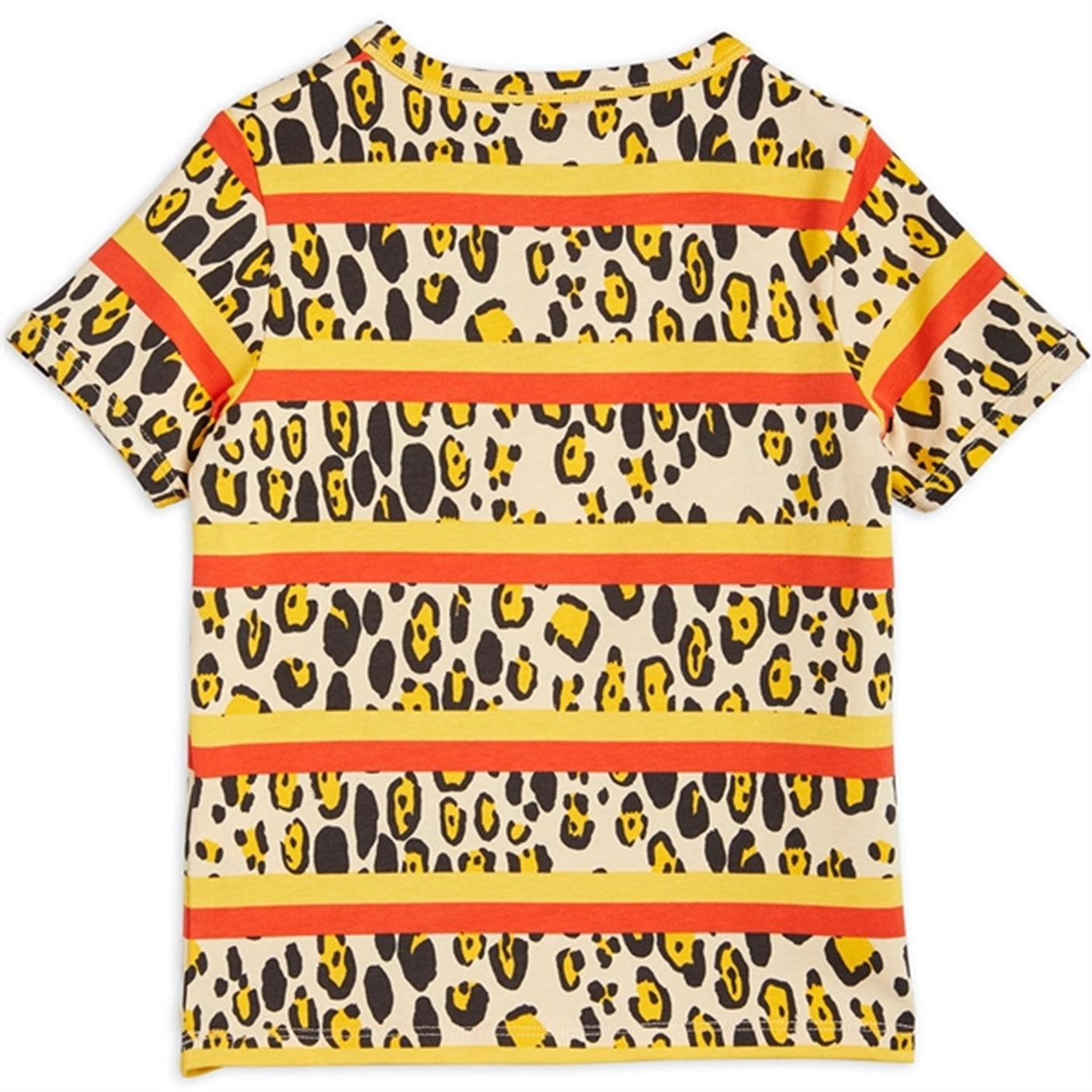 Mini Rodini Multi Leopard Stripe Aop T-Shirt
