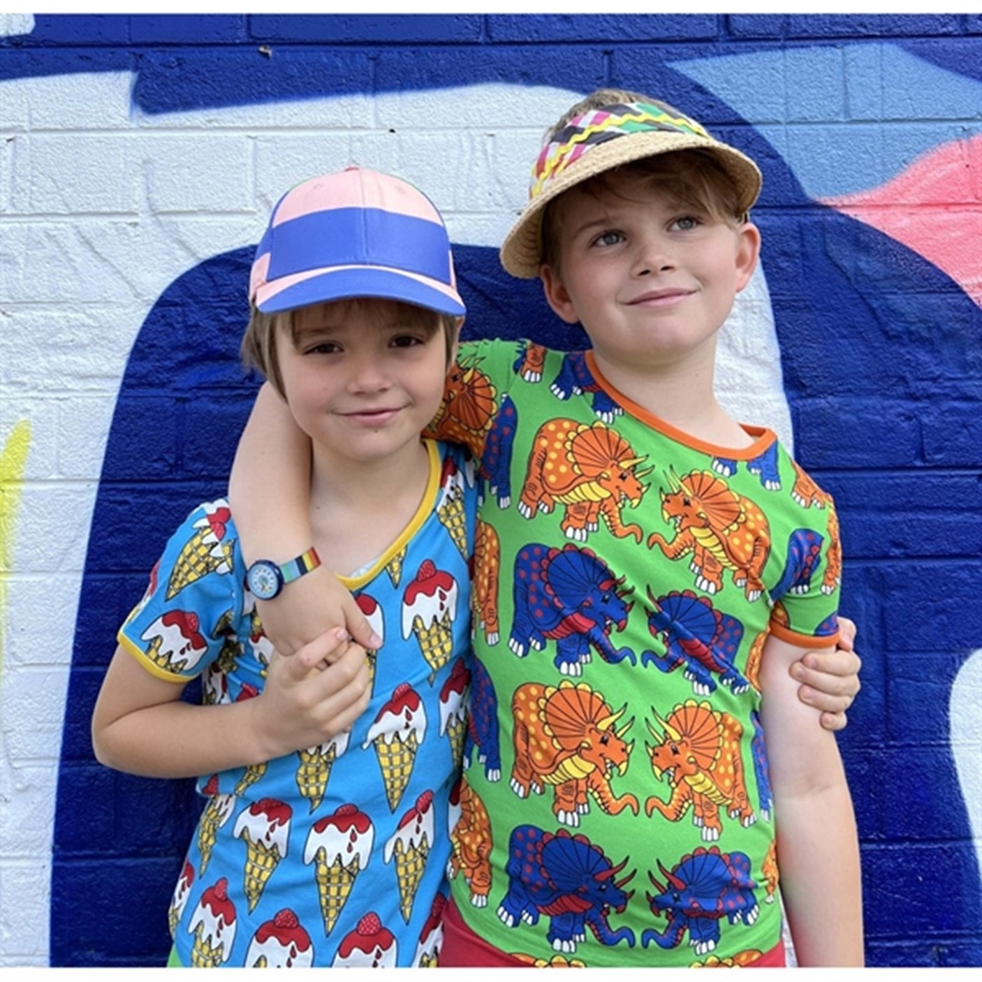 Småfolk Green Dinosaur T-shirt