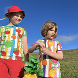Småfolk Blue Atoll Fruit T-shirt