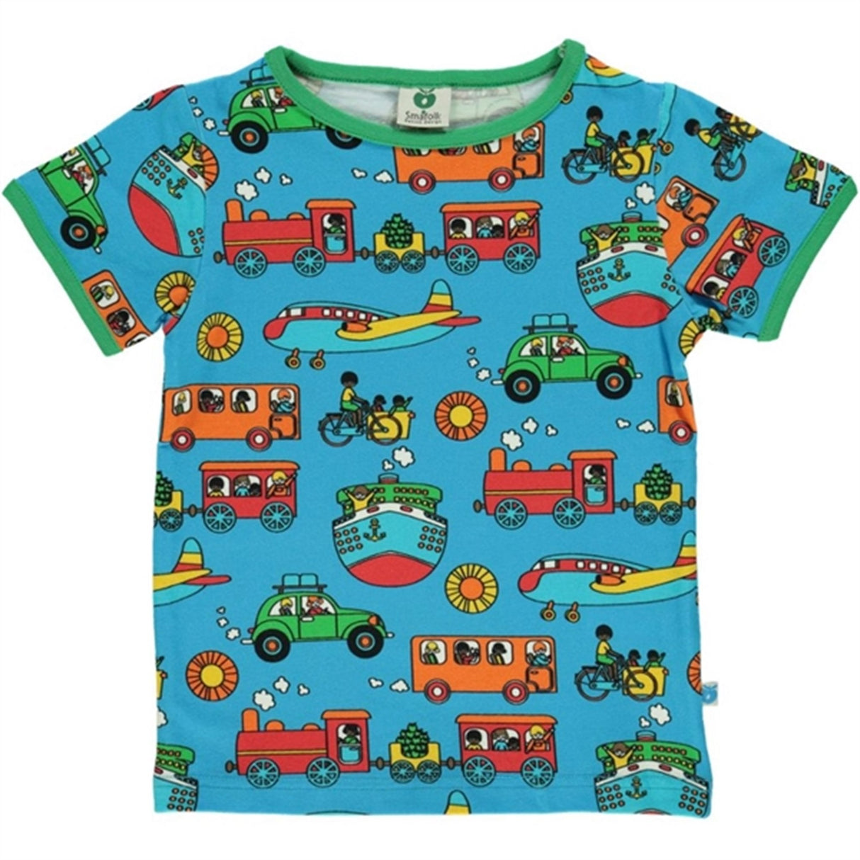 Småfolk Ocean Blue Travel T-shirt