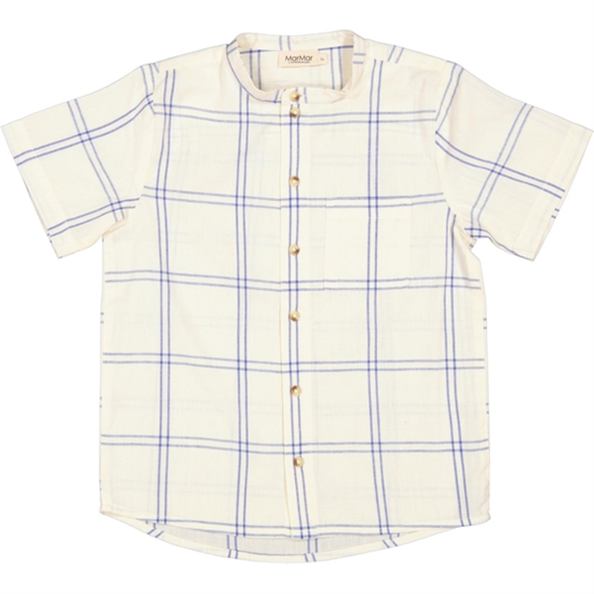 MarMar Blue Check Theodor SS Shirt