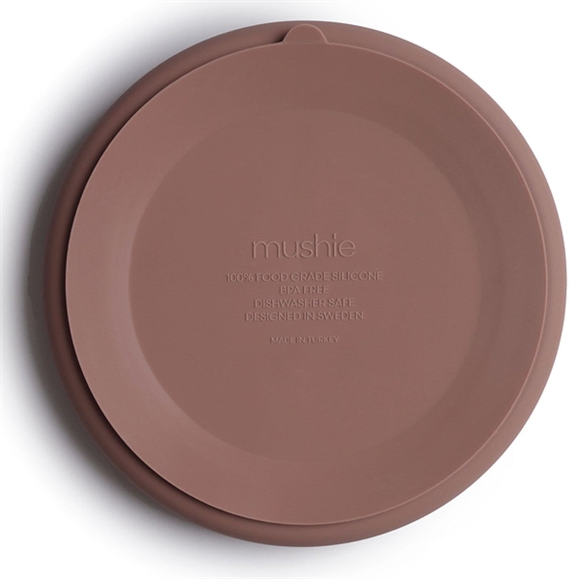 Mushie Silicone Plate Cloudy Mauve