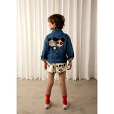 Mini Rodini Ritzratz Emb Denim Jacket Blue