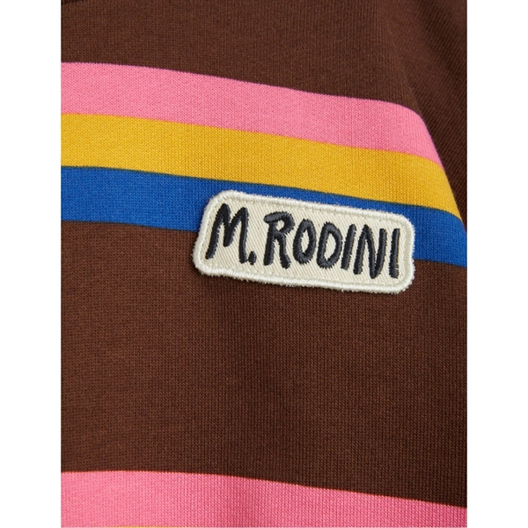 Mini Rodini Stripe Sweatshirt Brown 3