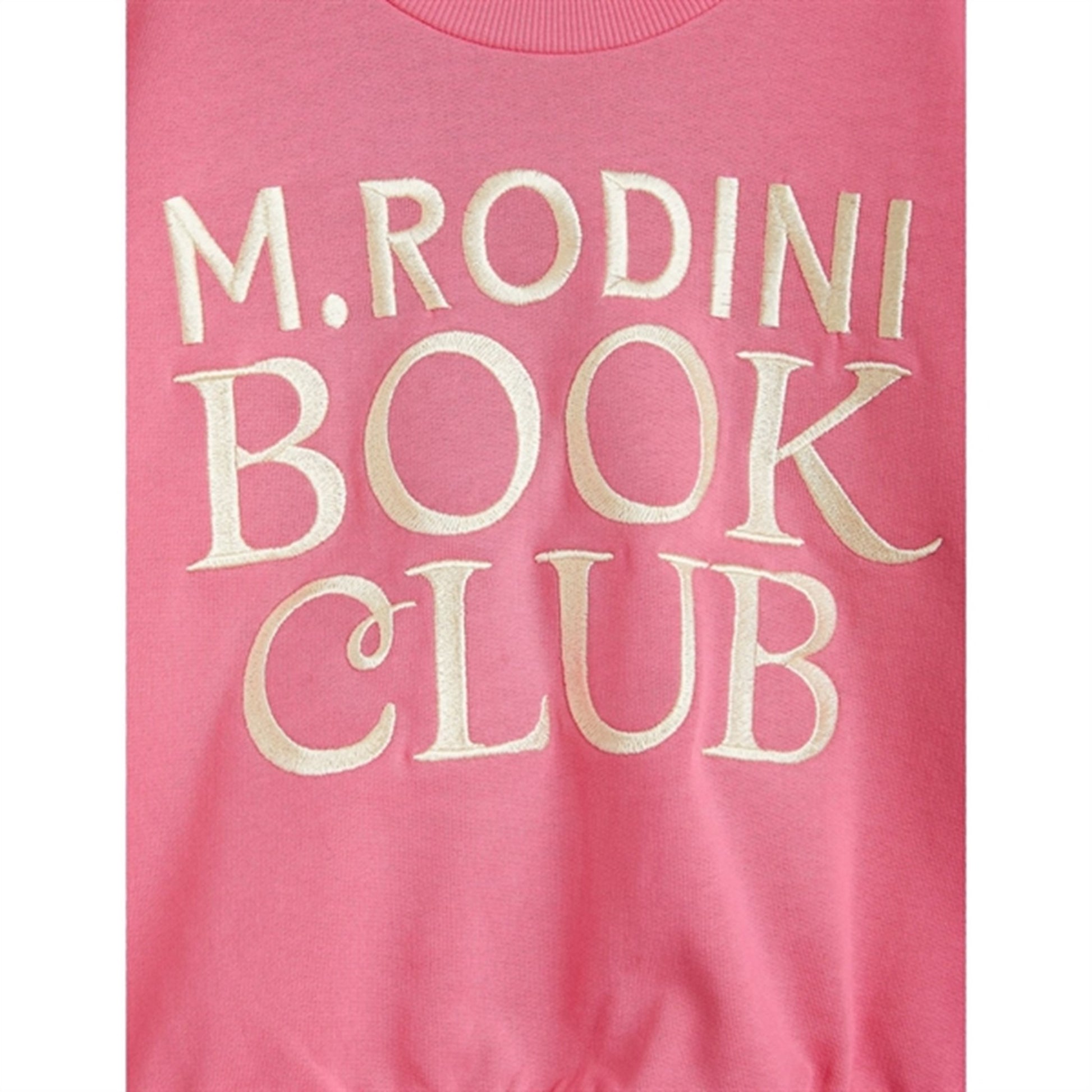 Mini Rodini Book Club Emb Sweatshirt Pink