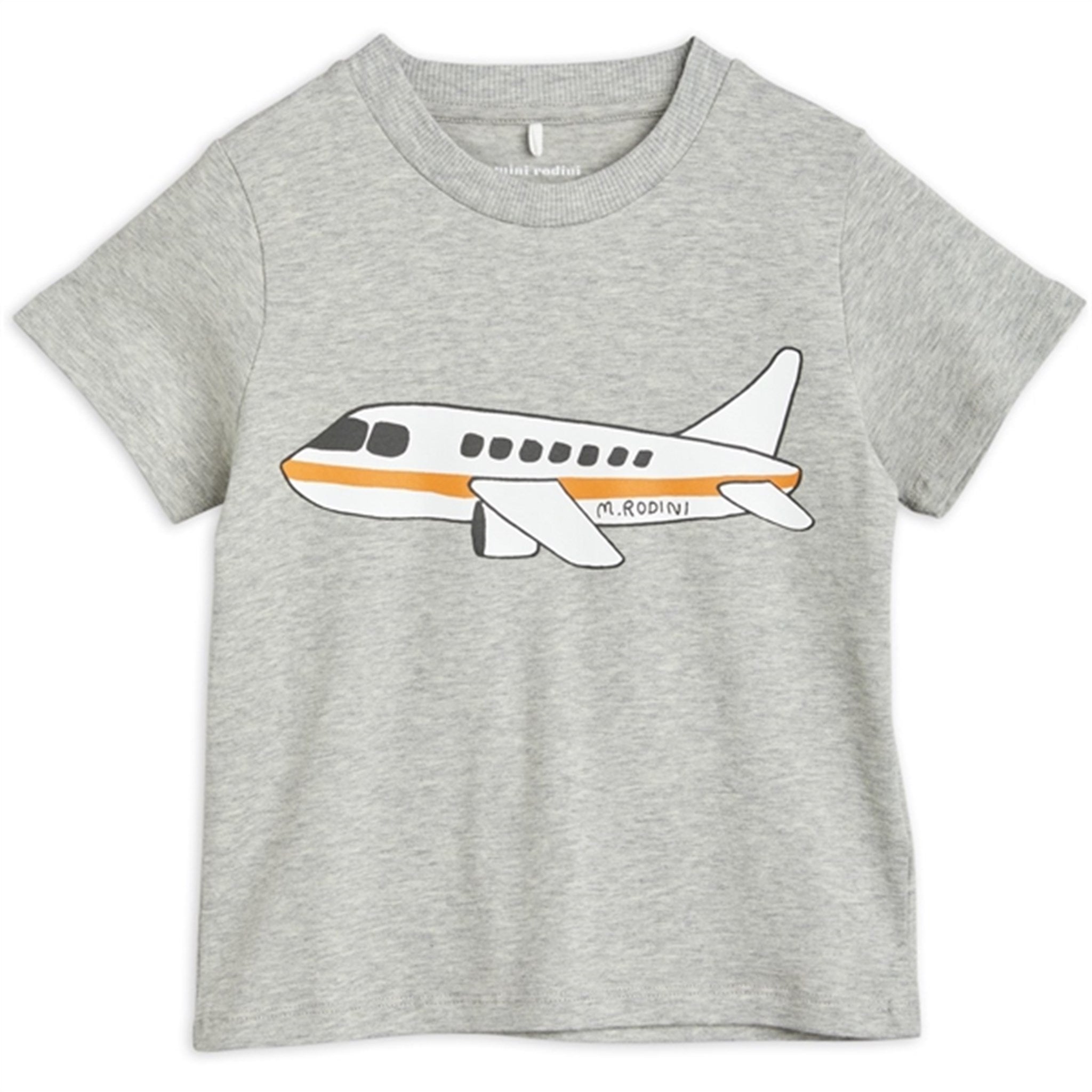 Mini Rodini Airplane Sp T-shirt Grey melange