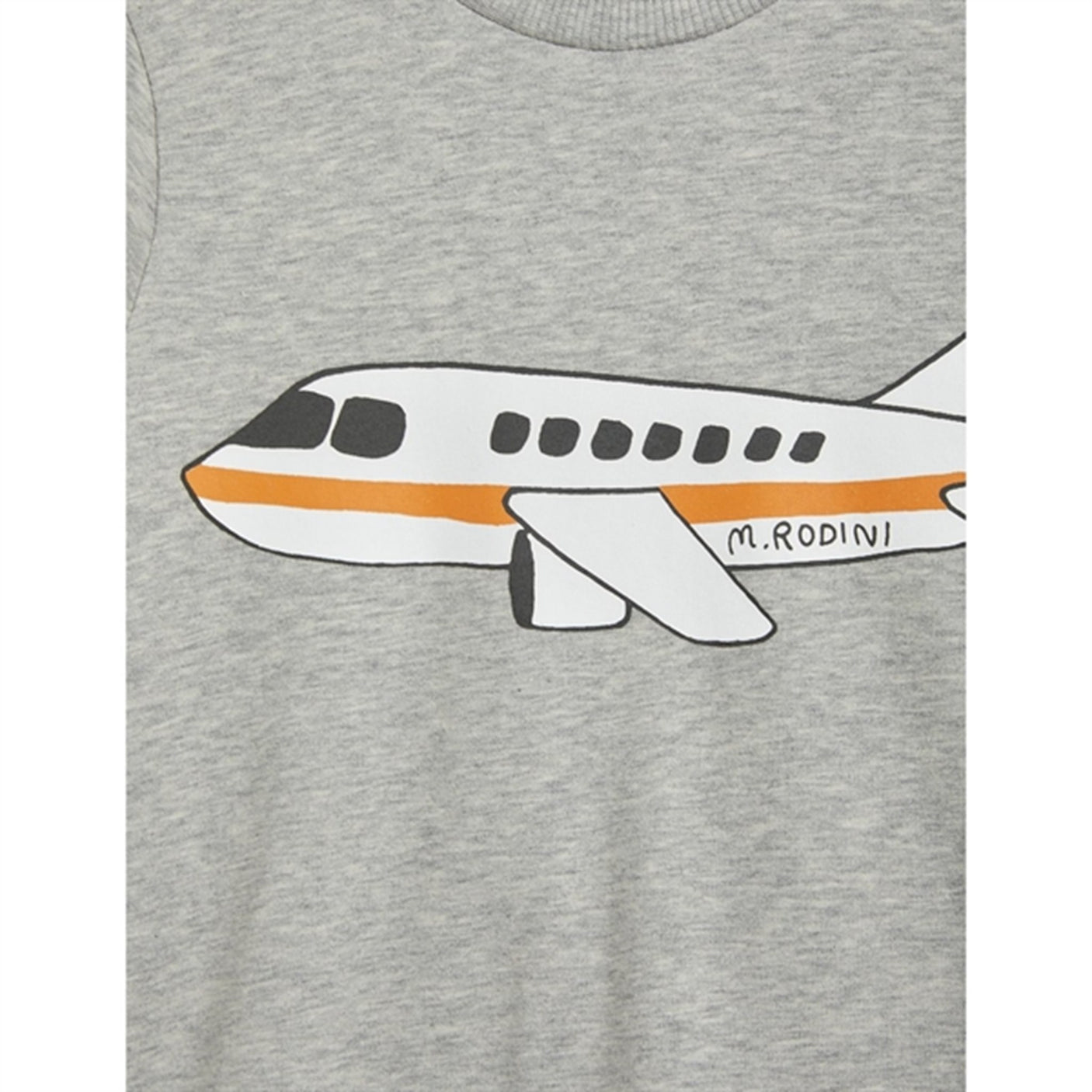 Mini Rodini Airplane Sp T-shirt Grey melange