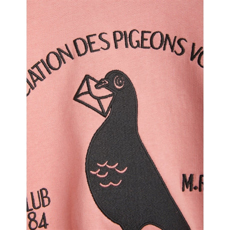 Mini Rodini Pigeons Emb Sweatshirt Pink