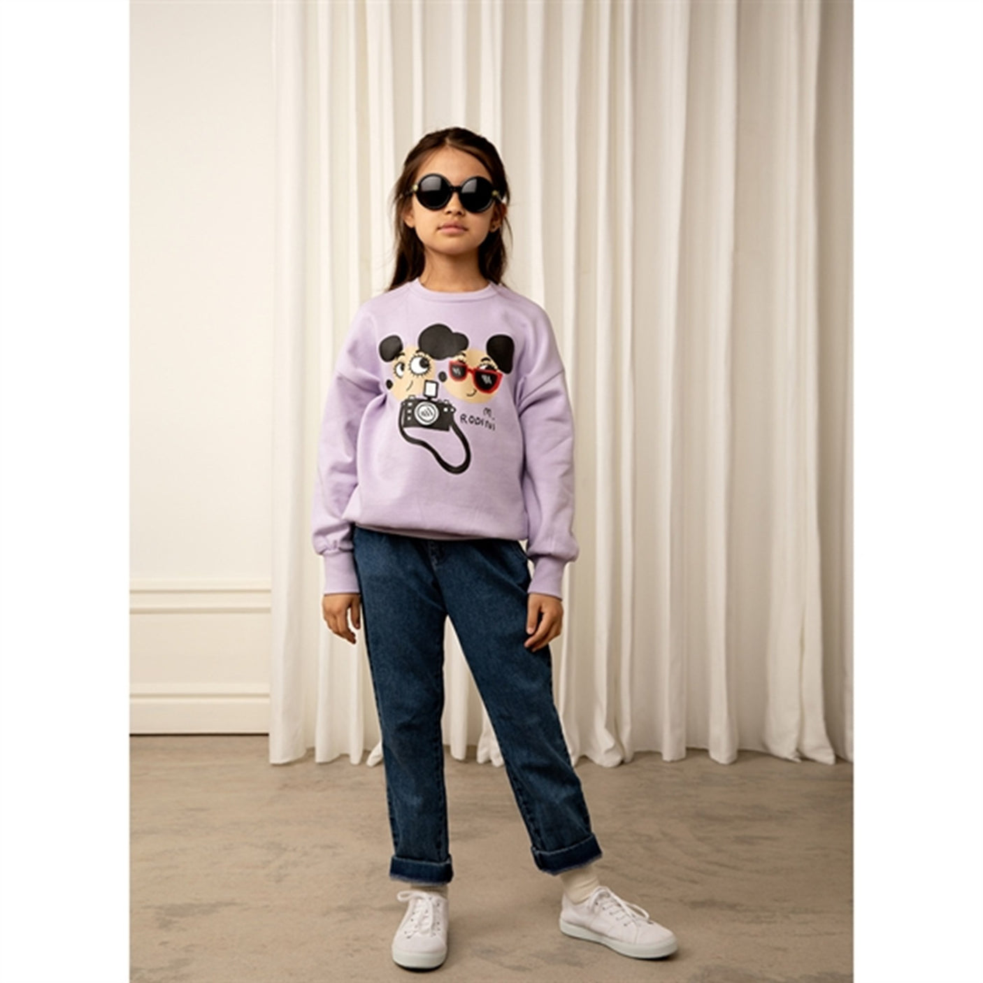 Mini Rodini Ritzratz Sp Sweatshirt Purple