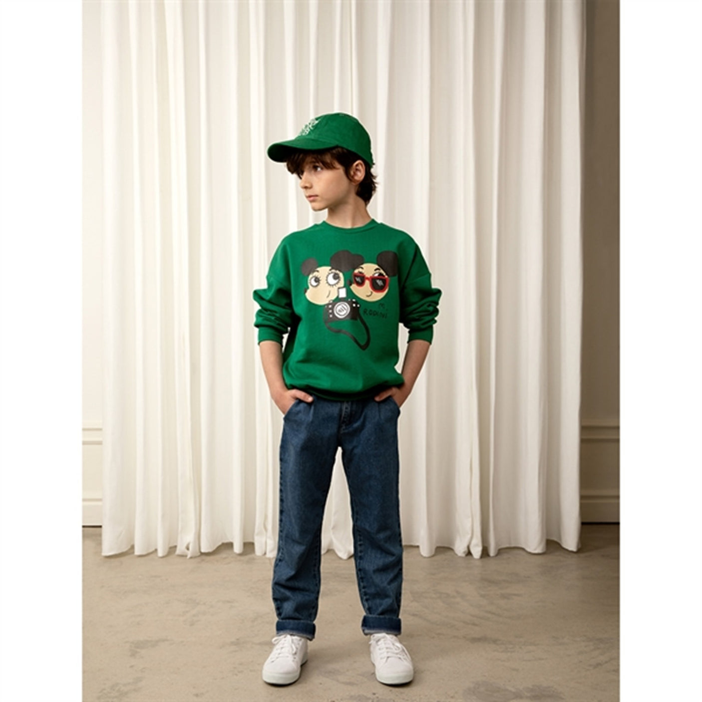 Mini Rodini Ritzratz Sp Sweatshirt Green