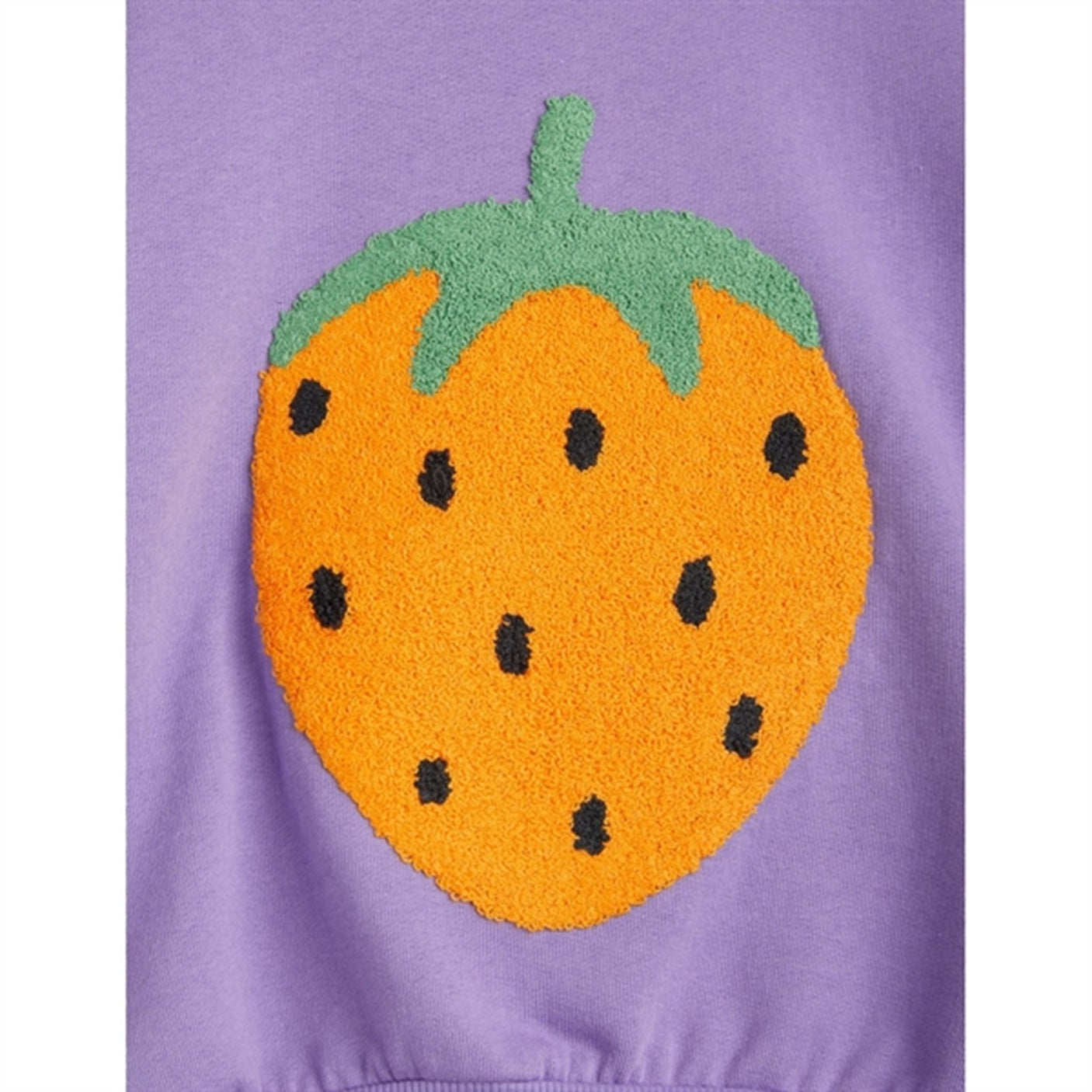 Mini Rodini Strawberries Emb Sweatshirt Purple