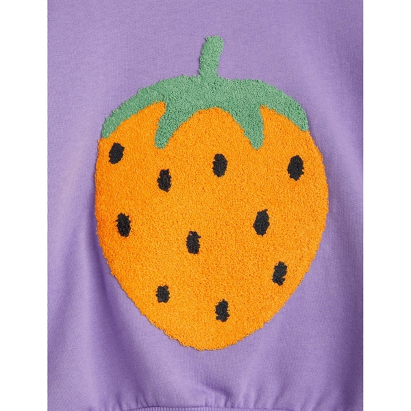 Mini Rodini Strawberries Emb Sweatshirt Purple