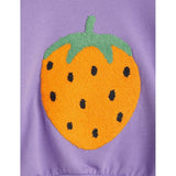 Mini Rodini Strawberries Emb Sweatshirt Purple