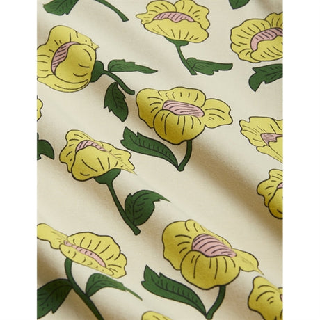 Mini Rodini Flowers Aop Leggings Yellow
