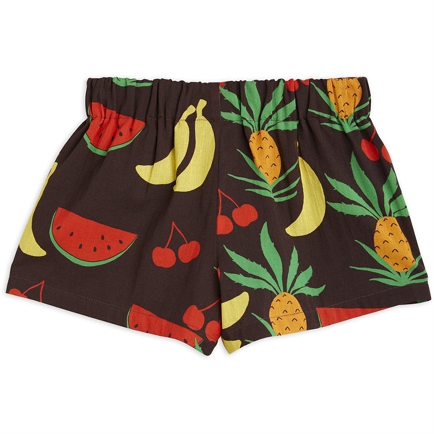 Mini Rodini Fruits Aop Woven Shorts Brown