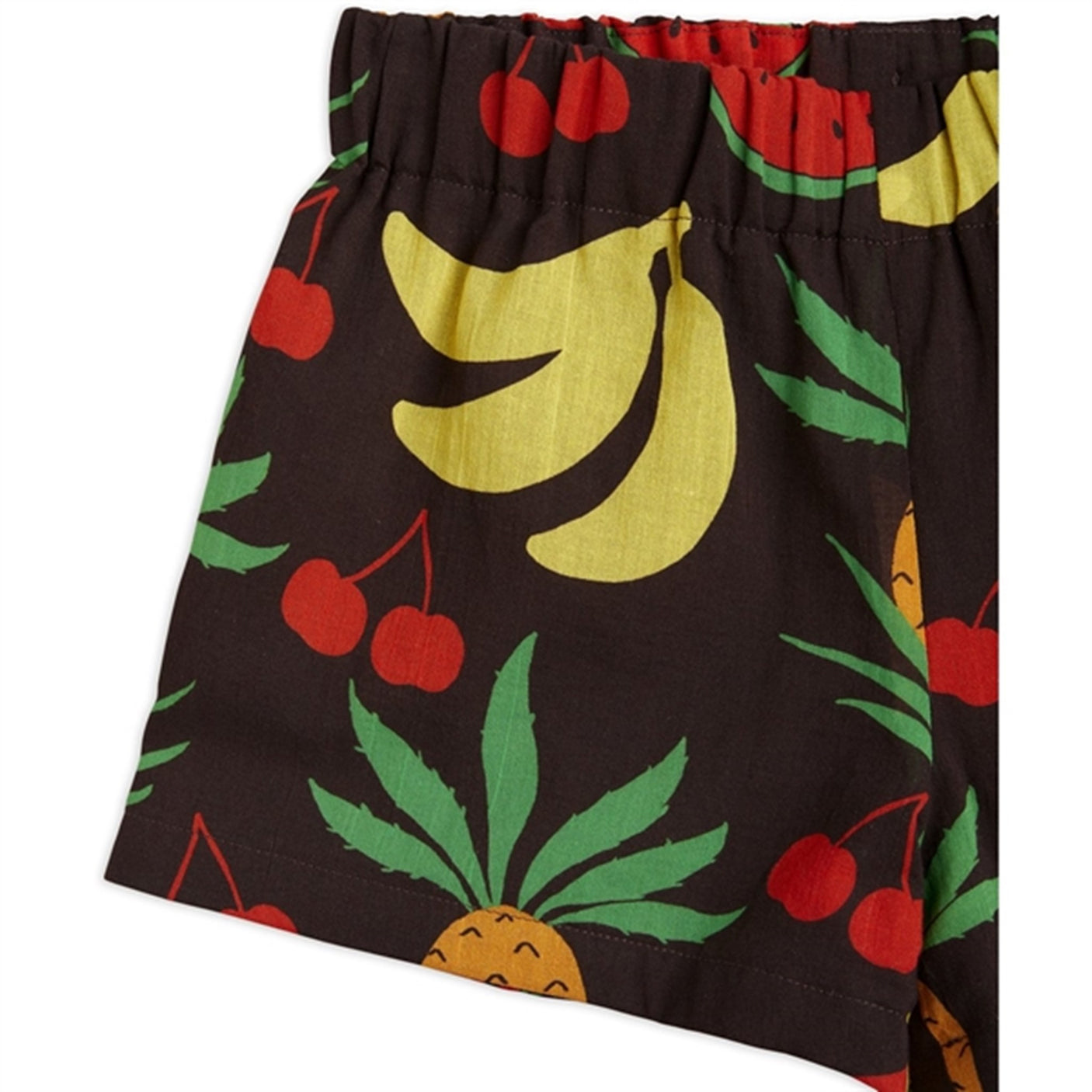 Mini Rodini Fruits Aop Woven Shorts Brown