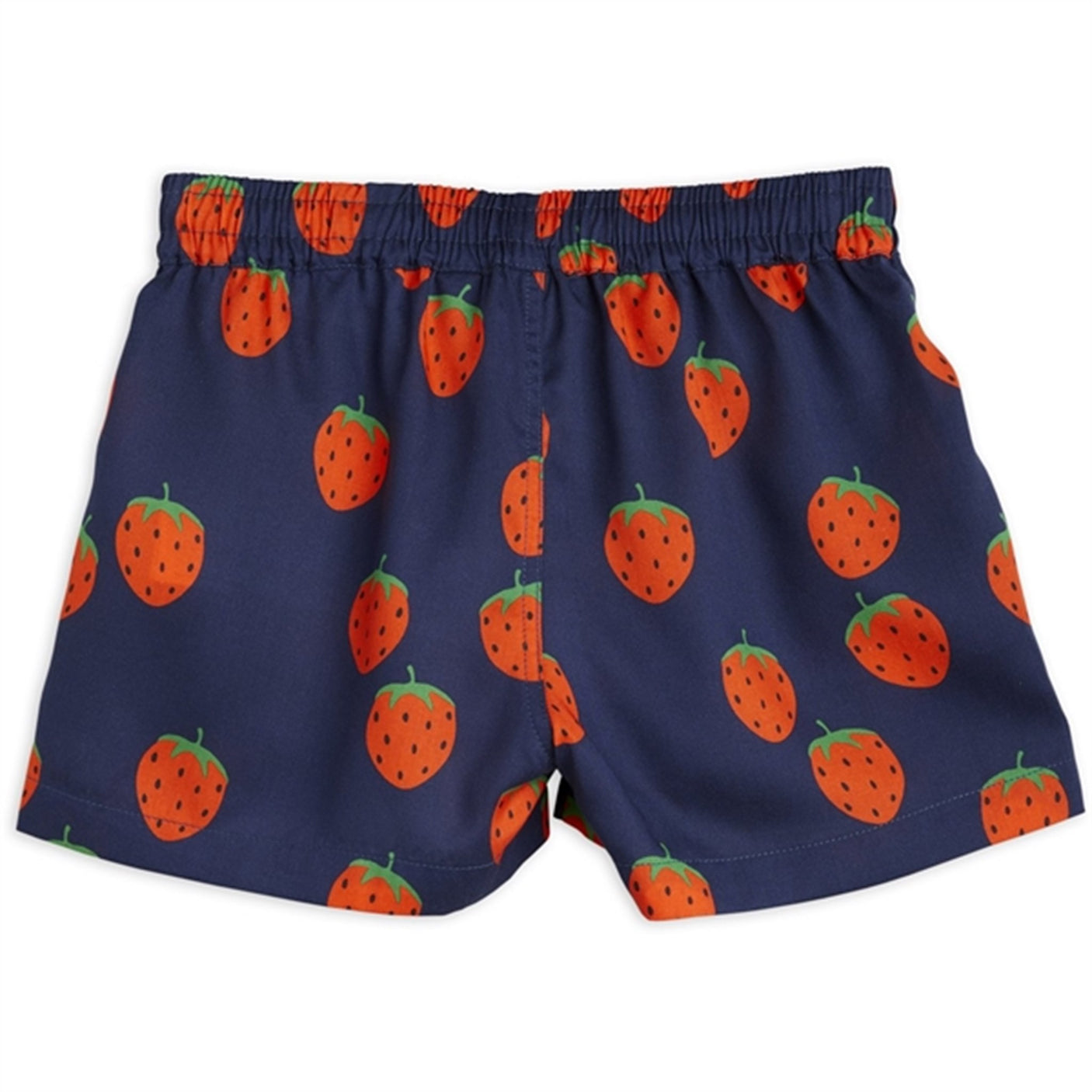 Mini Rodini Strawberries Aop Woven Shorts Blue
