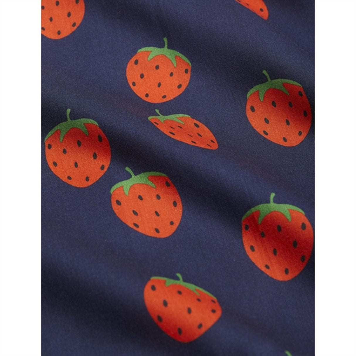 Mini Rodini Strawberries Aop Woven Shorts Blue