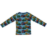 Småfolk Blue Grotto Tractor Blouse