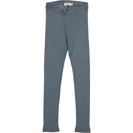 MarMar Wool Rib Stormy Blue Leg Leggings