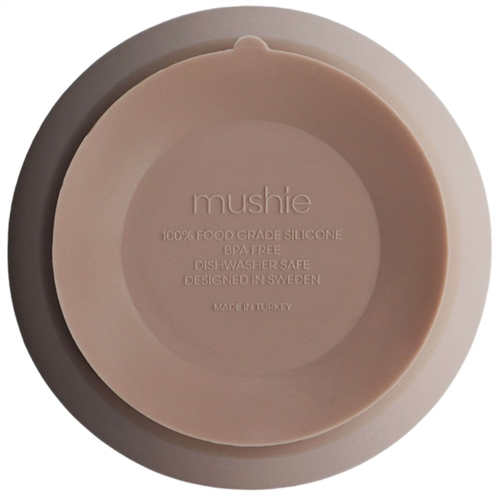 Mushie Silicone Bowl Natural 3