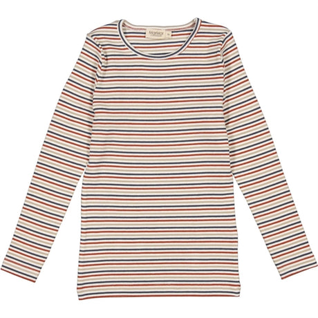 MarMar Modal Rib Stripe Mix Tani Blouse