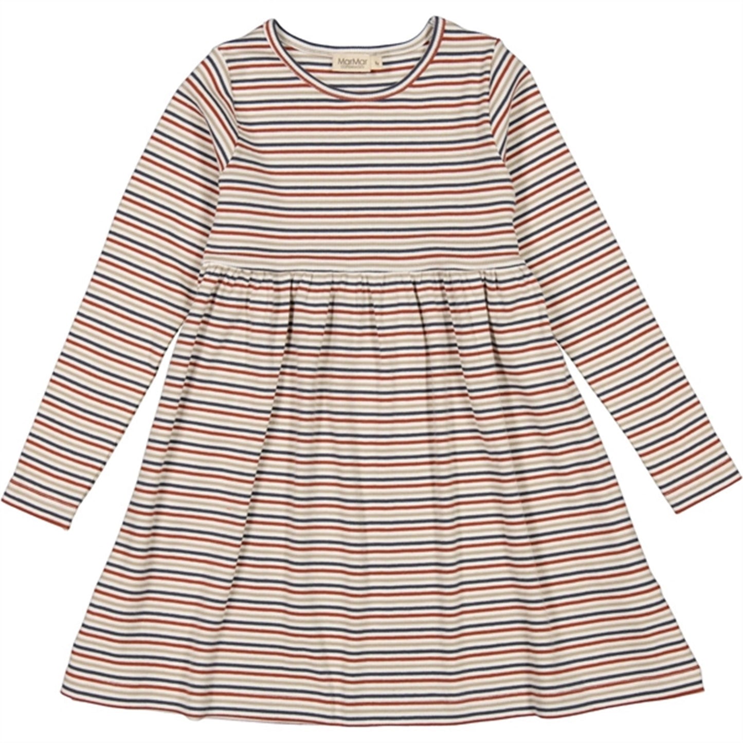MarMar Modal Rib Stripe Mix Denka Dress