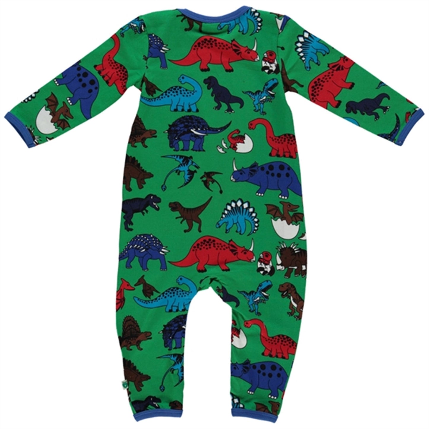 Småfolk Apple Green Dinosaur Onesie