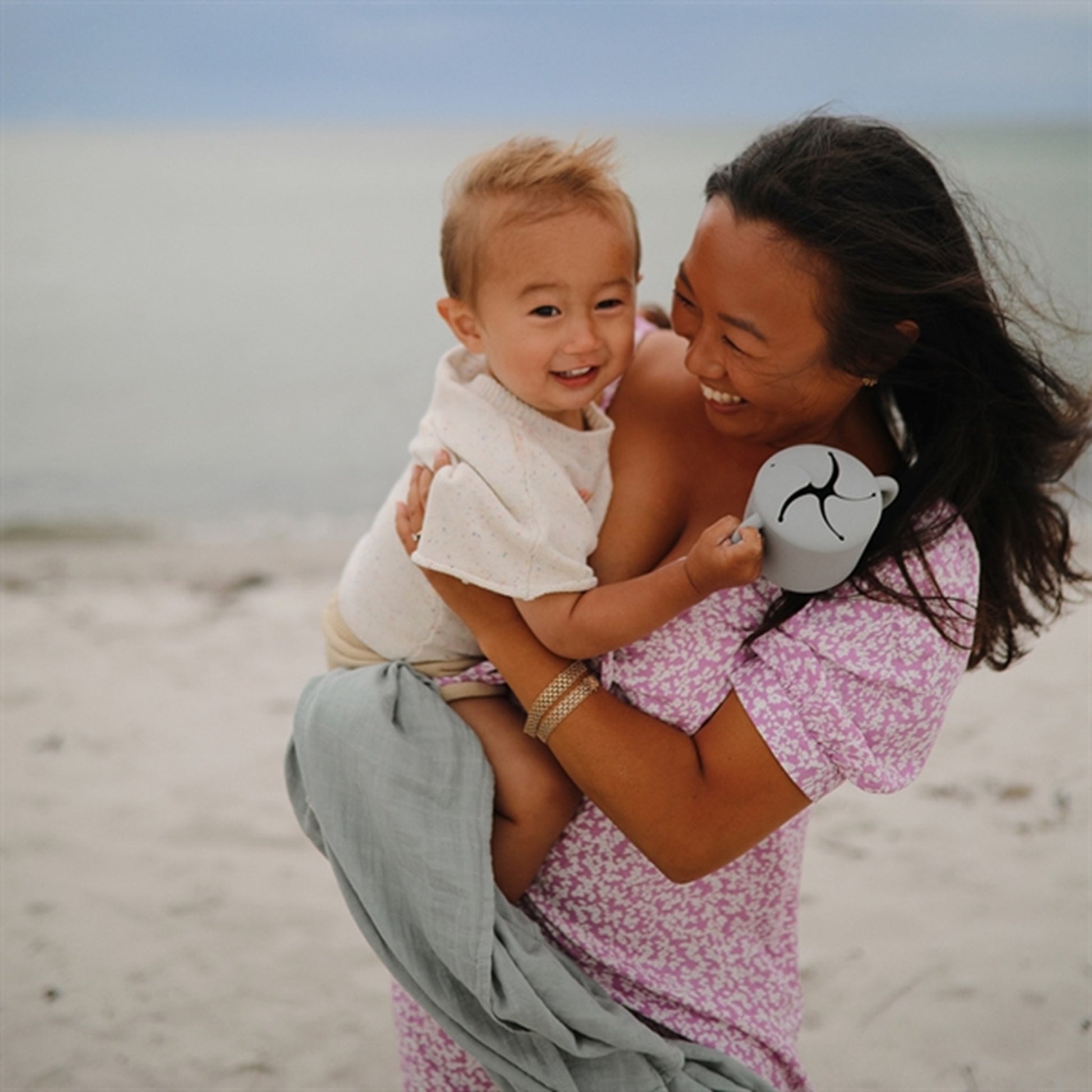 Mushie Snack Cup Cambridge Blue