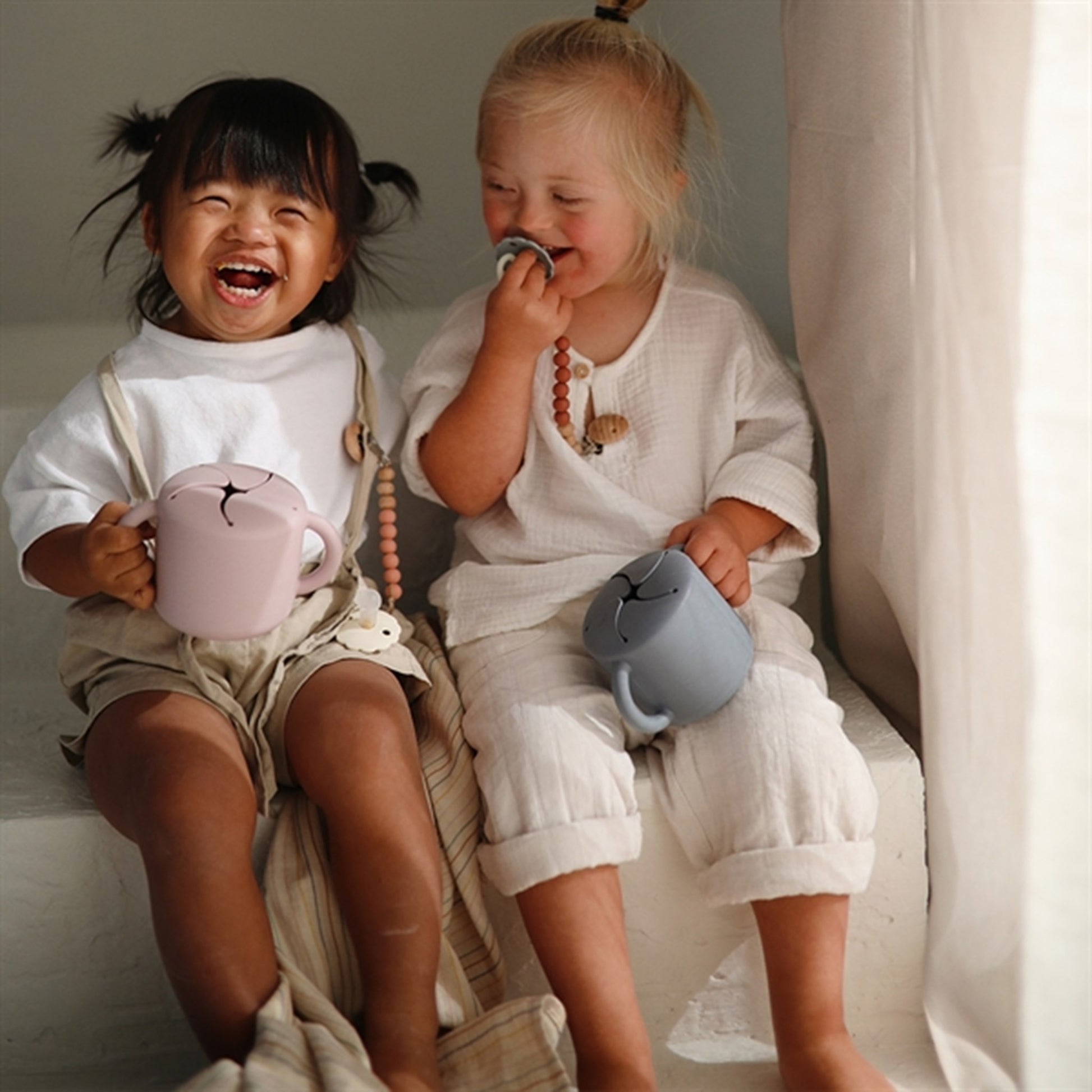 Mushie Snack Cup Soft Lilac