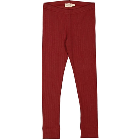 MarMar Modal Hibiscus Red Leg Leggings