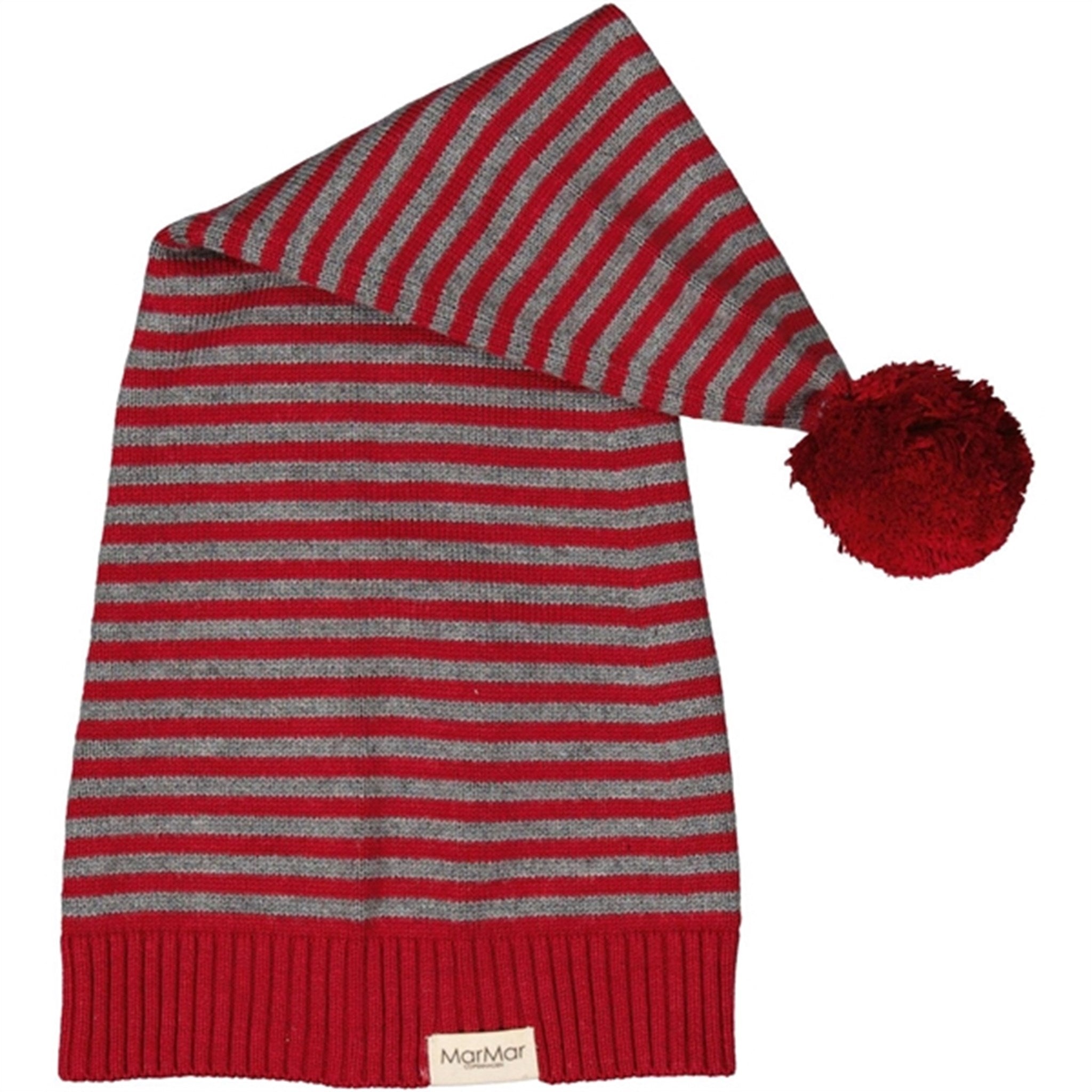 MarMar Hibiscus Red Stripe Alfen Christmas Hat