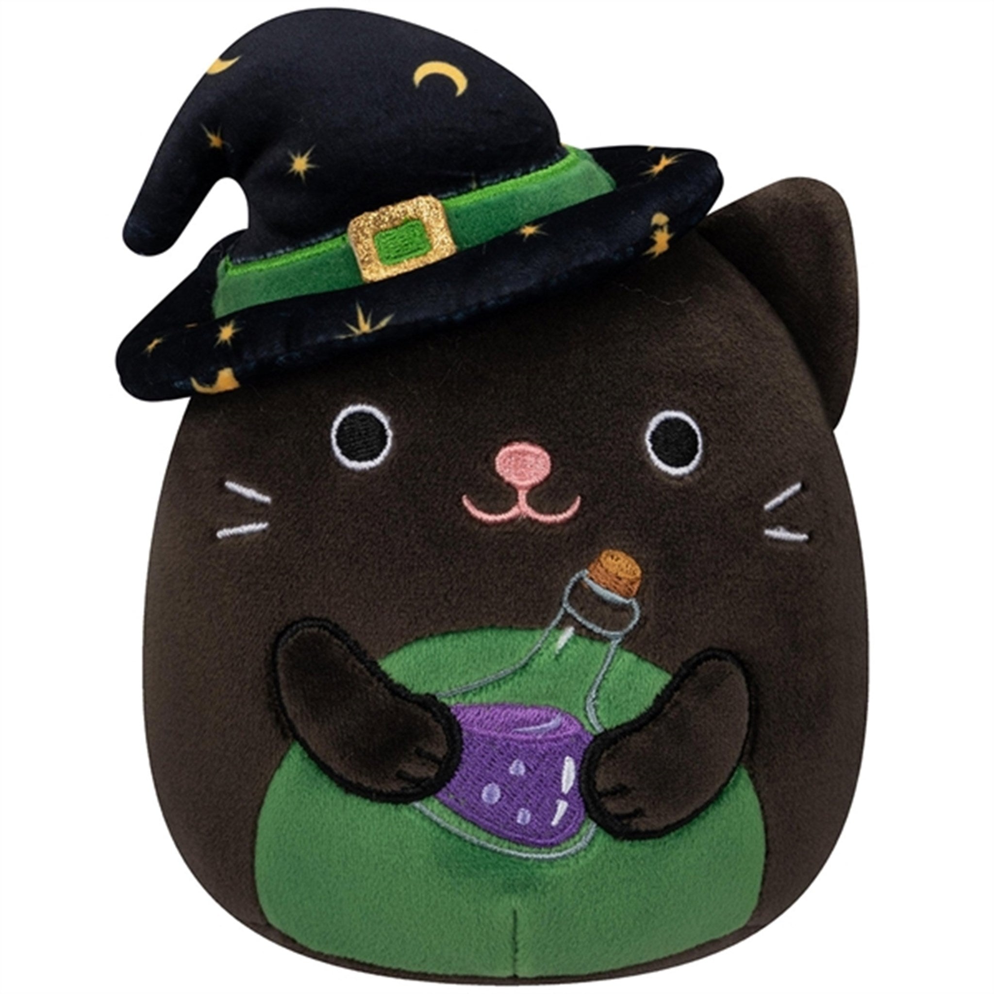 Squishmallows Cleo the Black Cat w. Witch Hat