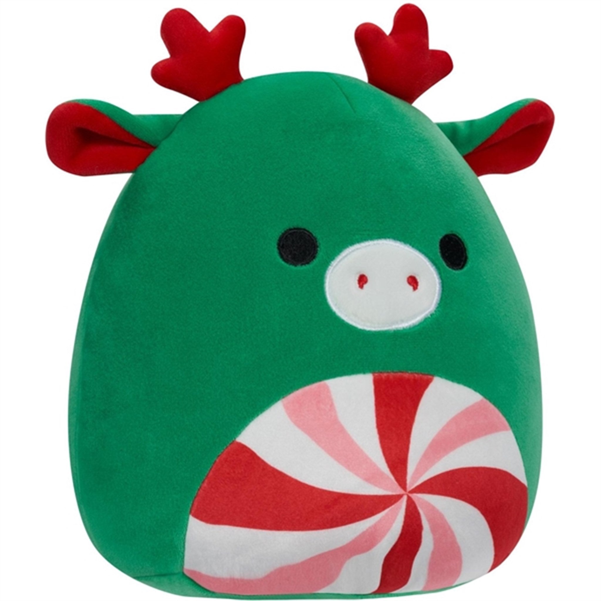 Squishmallows Christmas Green Moose w. Peppermint Swirl Tummy 19 cm 2
