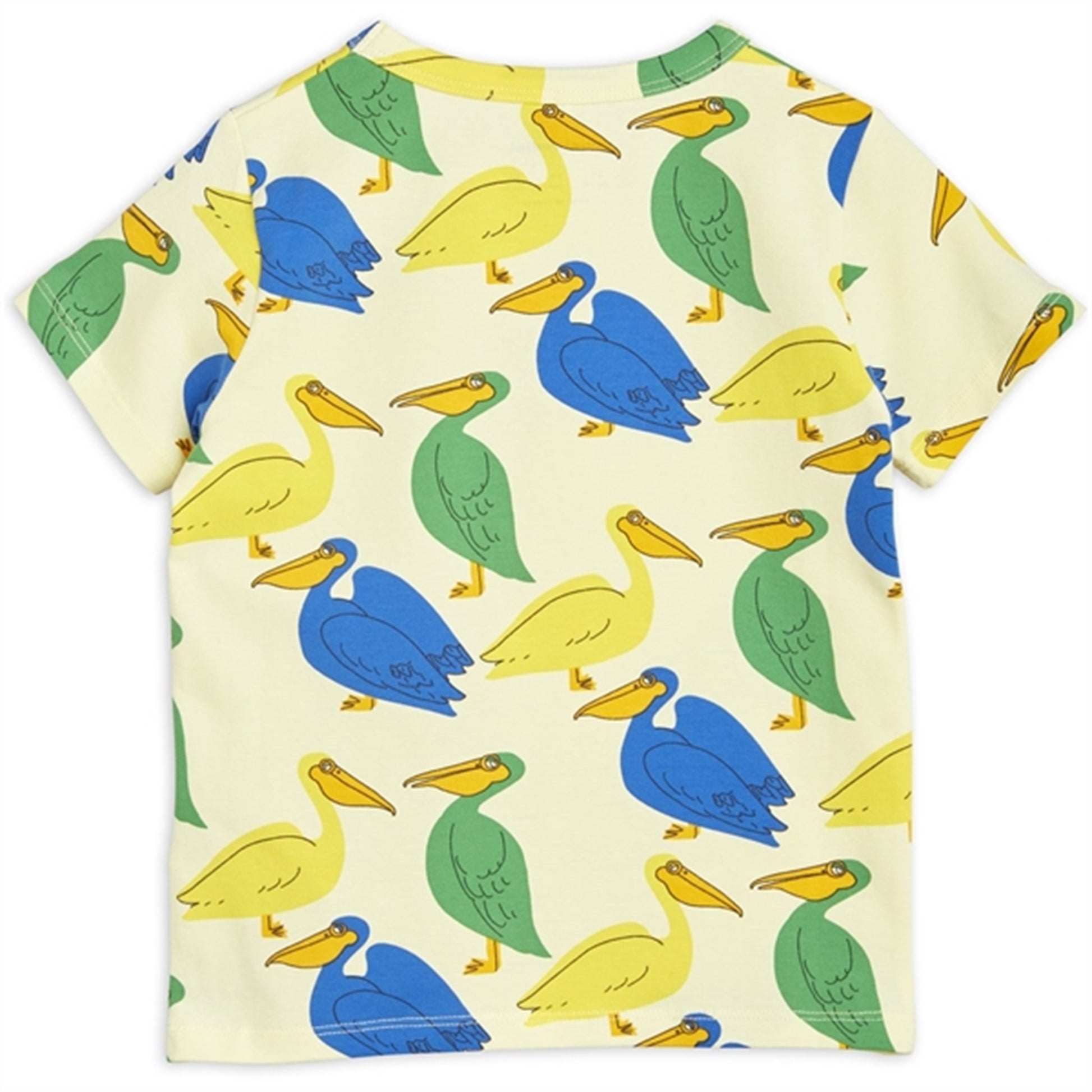 Mini Rodini Pelican AOP T-Shirt Yellow